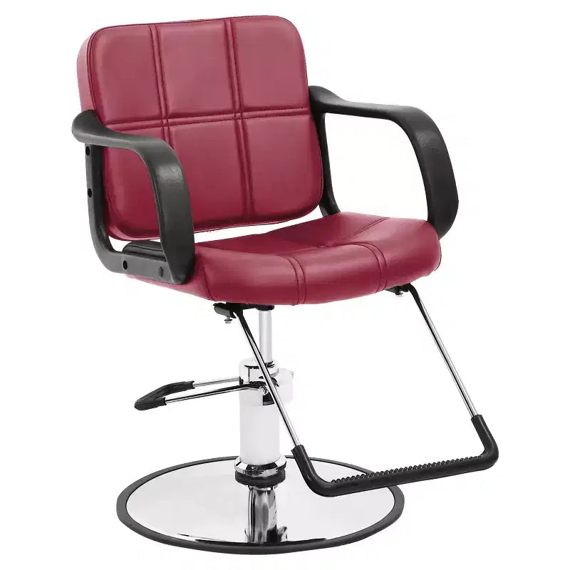 BestMassage Barber Chair Professional Salon Chair Heavy-Duty Hydraulic Pump with Swivel Base