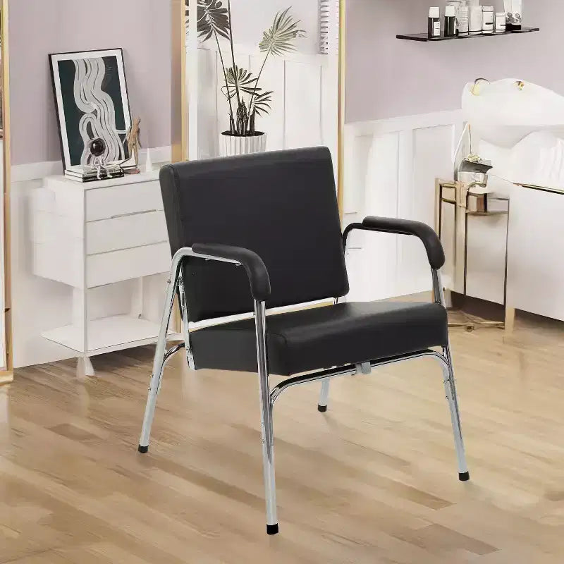 BestMassage Shampoo Chair Salon Chair Barber Chair with Faux Leather Armrest