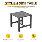 Heynemo 3 Pieces Patio Bistro Set with Swivel Chair and Small Side Table, All Weather Rattan Chairs with Water-Resistant Cushions & Metal Frame