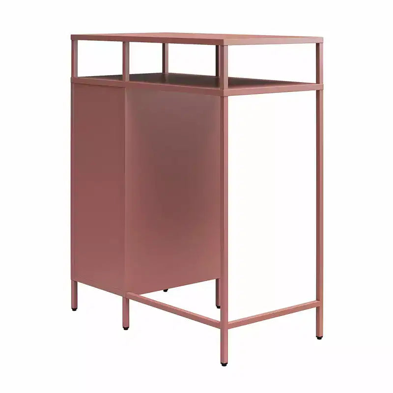 Novogratz Cache Metal Locker-Style Mini Refrigerator Organizer