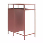 Novogratz Cache Metal Locker-Style Mini Refrigerator Organizer