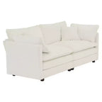 Modern Sofa Set for Living Room, Sofa Set of 2 Chenille Couch, 2+3 Seater Sofa Set Deep Seat Sofa
