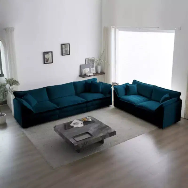 Modern Sofa Set for Living Room, Sofa Set of 2 Chenille Couch, 2+3 Seater Sofa Set Deep Seat Sofa