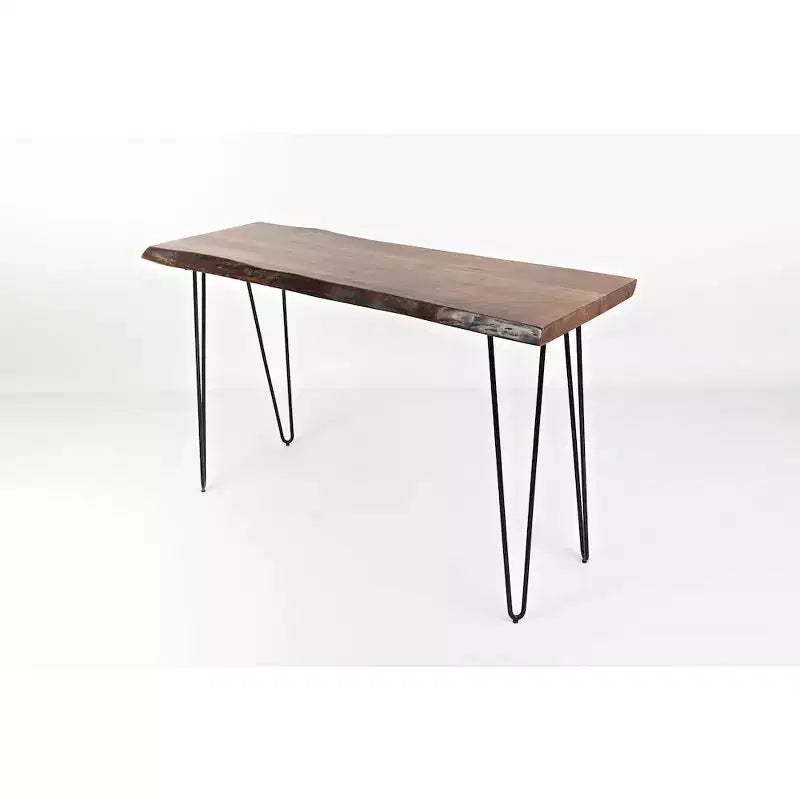 Jofran,Nature's Edge 50'' Solid Acacia Sofa Table- Gray Color