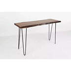 Jofran,Nature's Edge 50'' Solid Acacia Sofa Table- Gray Color