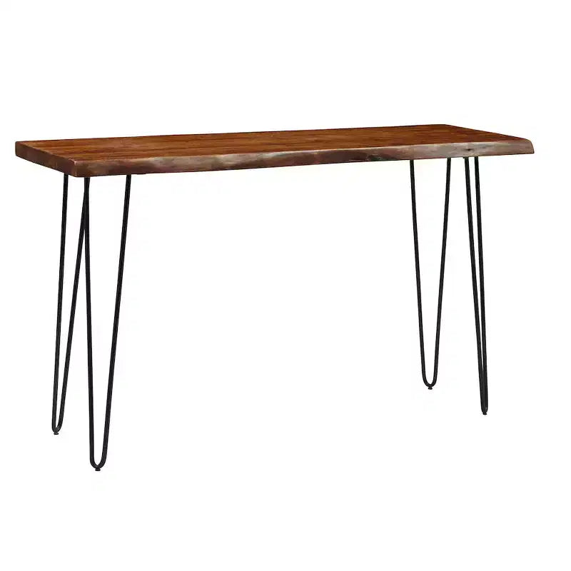 Jofran,Nature's Edge 50'' Solid Acacia Sofa Table- Gray Color