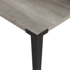Walker Edison Furniture Company Industrial Secretary Desk with Hutch, Grey Wash, 42in