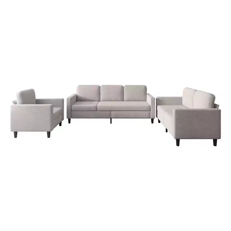 Mjkone Sectional Sofa Couches Set for Living Room 3-Seater Sofa&Loveseat$Single Sofa Chair