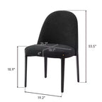 Boucle Dining Chairs Set of 4, Thick Upholstered Chairs with Metal Legs & Curved Backrest, for Dining Room, Kitchen, Living Room, Bedroom-Morden Fort