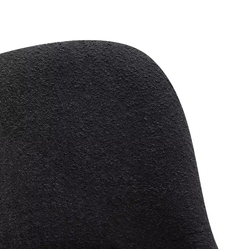 WestinTrends Genevieve Mid-Century Modern Upholstered Boucle Dining Chair (Set of 6)