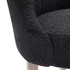 WestinTrends Genevieve Mid-Century Modern Upholstered Boucle Dining Chair (Set of 6)