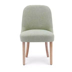 WestinTrends Genevieve Mid-Century Modern Upholstered Boucle Dining Chair (Set of 6)
