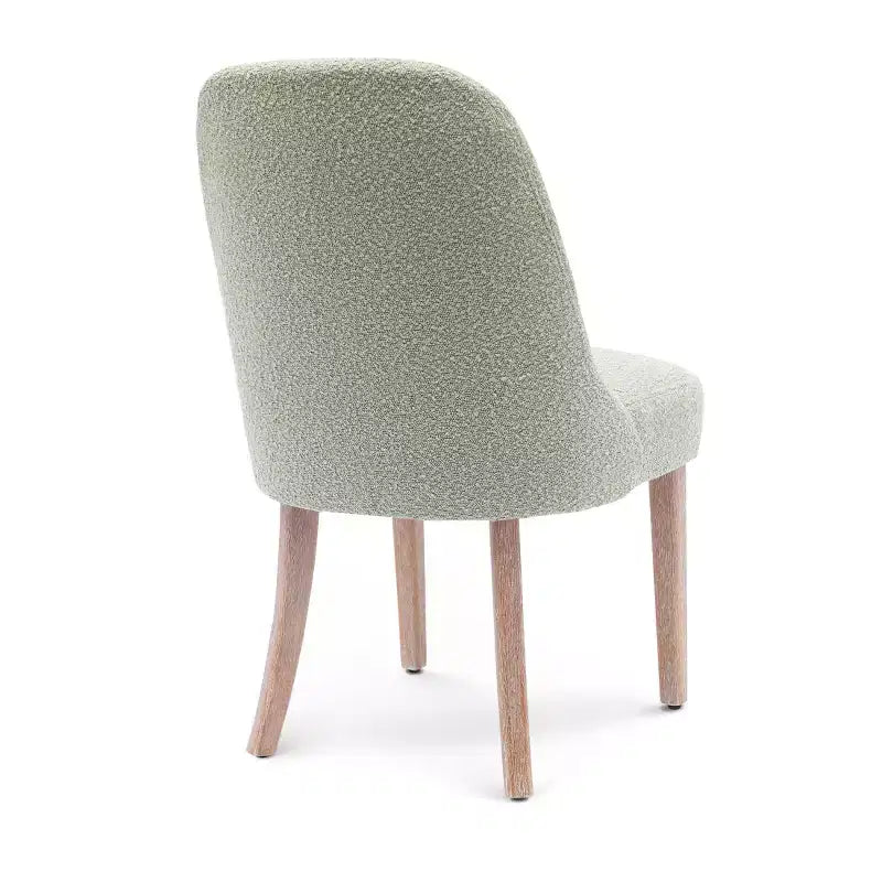 WestinTrends Genevieve Mid-Century Modern Upholstered Boucle Dining Chair (Set of 6)