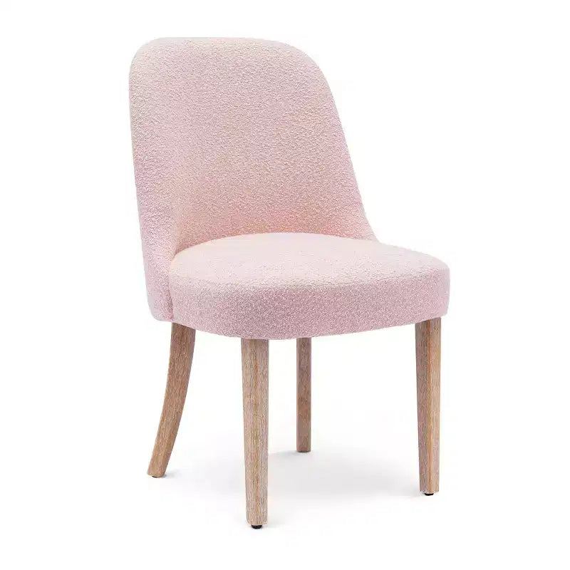 WestinTrends Genevieve Mid-Century Modern Upholstered Boucle Dining Chair (Set of 6)