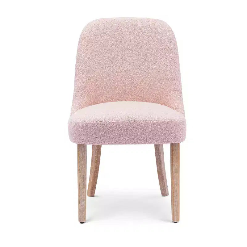 WestinTrends Genevieve Mid-Century Modern Upholstered Boucle Dining Chair (Set of 6)