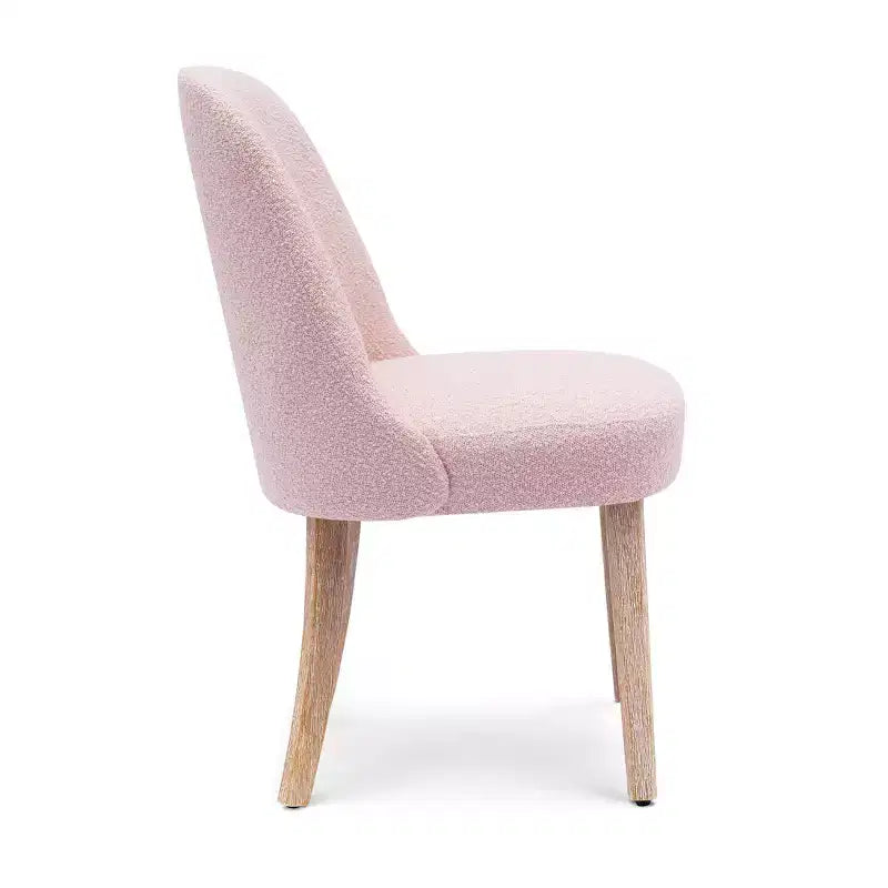 WestinTrends Genevieve Mid-Century Modern Upholstered Boucle Dining Chair (Set of 6)