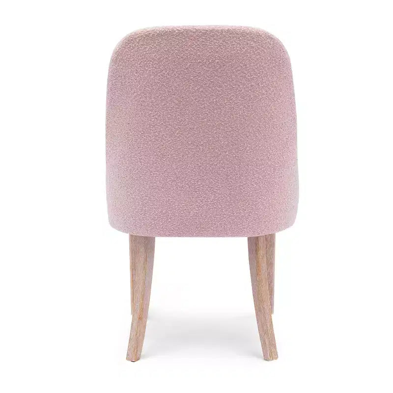 WestinTrends Genevieve Mid-Century Modern Upholstered Boucle Dining Chair (Set of 6)
