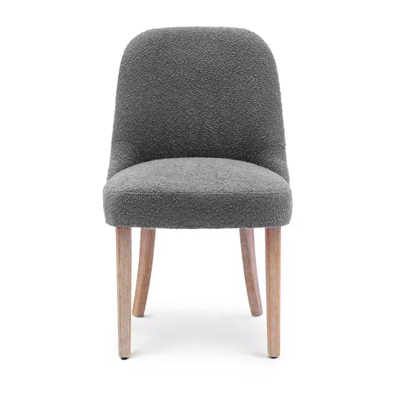 WestinTrends Genevieve Mid-Century Modern Upholstered Boucle Dining Chair (Set of 6)