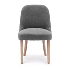 WestinTrends Genevieve Mid-Century Modern Upholstered Boucle Dining Chair (Set of 6)