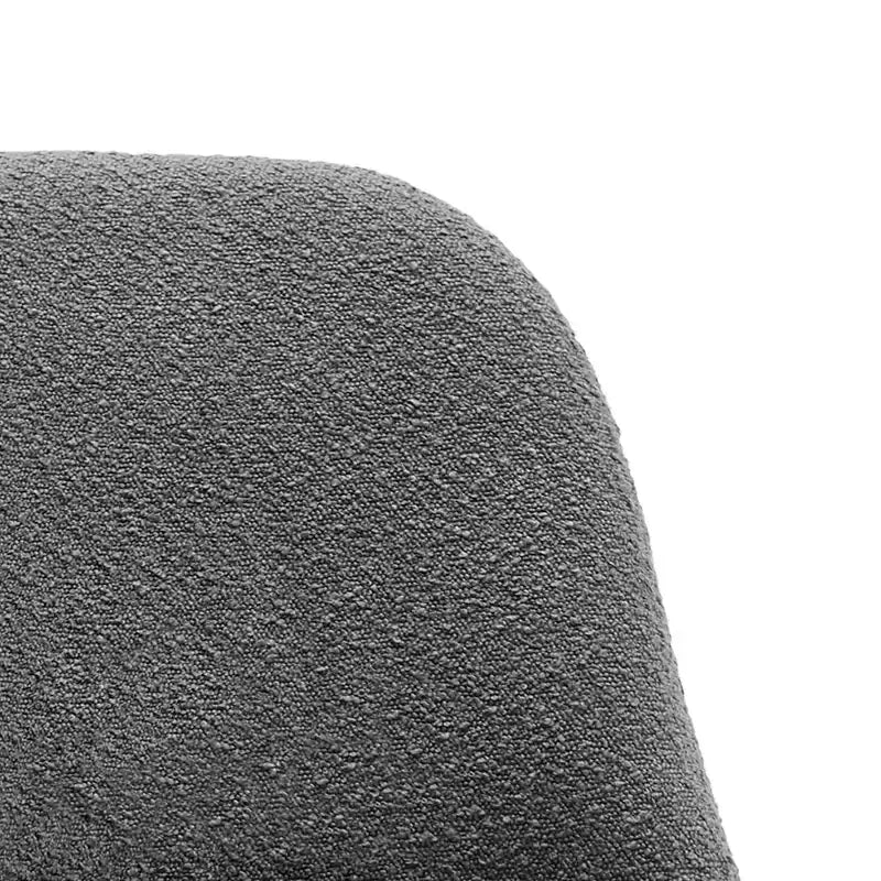 WestinTrends Genevieve Mid-Century Modern Upholstered Boucle Dining Chair (Set of 6)