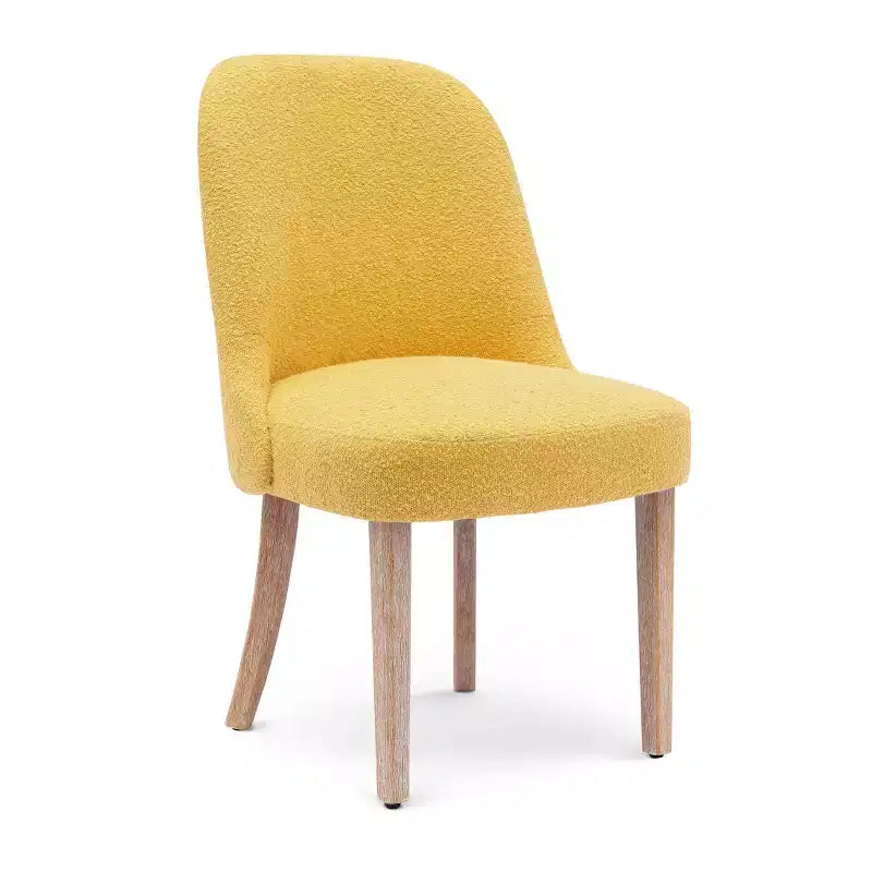 WestinTrends Genevieve Mid-Century Modern Upholstered Boucle Dining Chair (Set of 6)