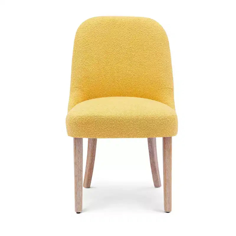 WestinTrends Genevieve Mid-Century Modern Upholstered Boucle Dining Chair (Set of 6)