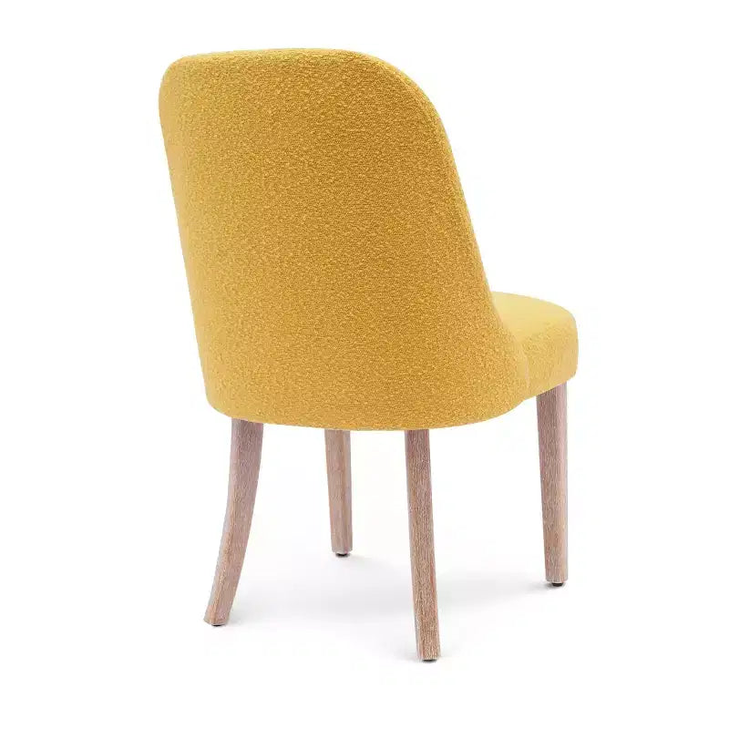 WestinTrends Genevieve Mid-Century Modern Upholstered Boucle Dining Chair (Set of 6)