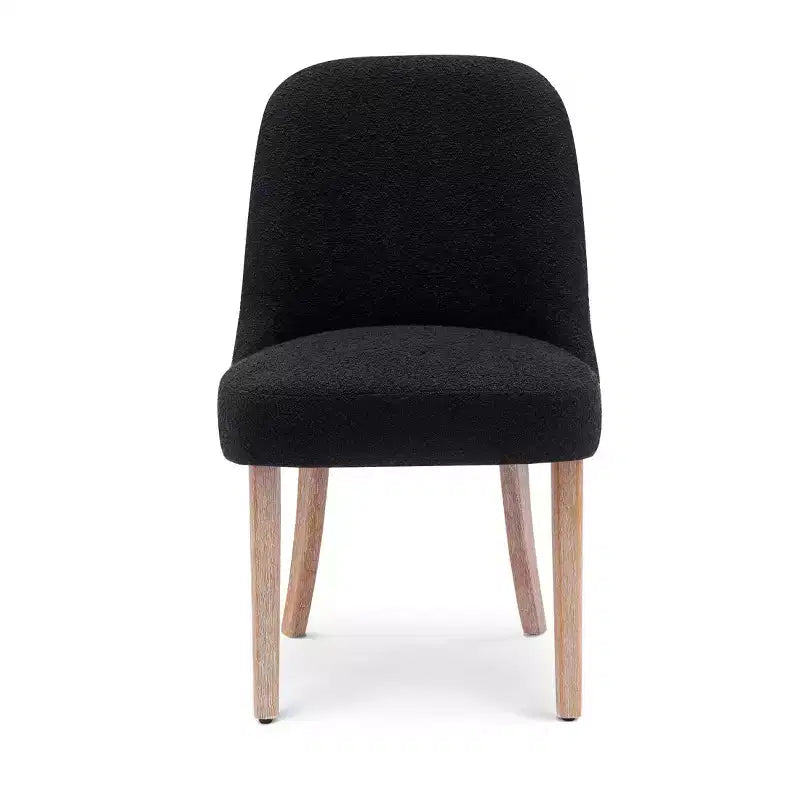WestinTrends Genevieve Mid-Century Modern Upholstered Boucle Dining Chair (Set of 6)