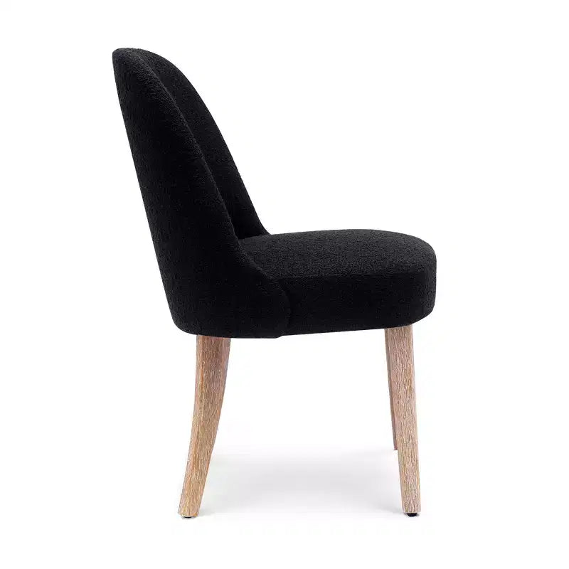 WestinTrends Genevieve Mid-Century Modern Upholstered Boucle Dining Chair (Set of 6)