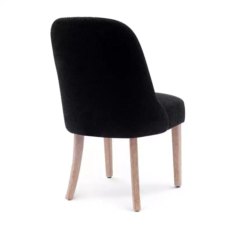 WestinTrends Genevieve Mid-Century Modern Upholstered Boucle Dining Chair (Set of 6)