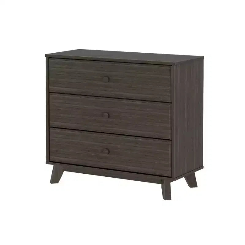 Plank+Beam Solid Wood Classic 3-Drawer Solid Wood Dresser, Small Dresser for Bedroom, Chest of Drawers
