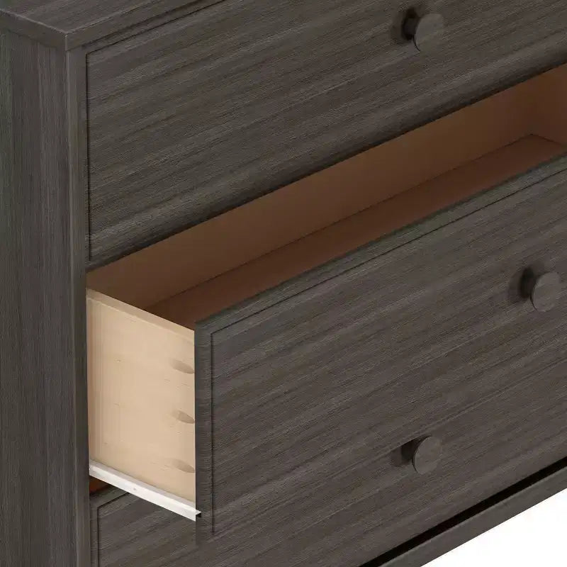 Plank+Beam Solid Wood Classic 3-Drawer Solid Wood Dresser, Small Dresser for Bedroom, Chest of Drawers