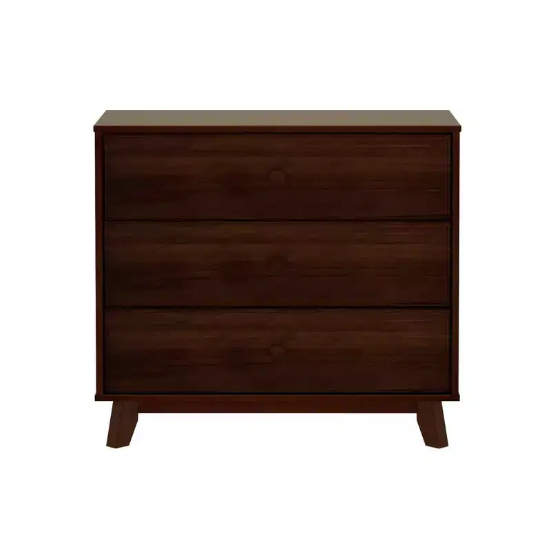 Plank+Beam Solid Wood Classic 3-Drawer Solid Wood Dresser, Small Dresser for Bedroom, Chest of Drawers