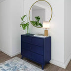 Plank+Beam Solid Wood Classic 3-Drawer Solid Wood Dresser, Small Dresser for Bedroom, Chest of Drawers