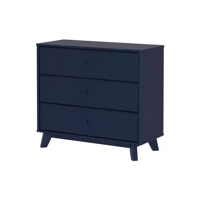 Plank+Beam Solid Wood Classic 3-Drawer Solid Wood Dresser, Small Dresser for Bedroom, Chest of Drawers