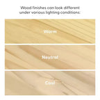 Plank+Beam Solid Wood Classic 3-Drawer Solid Wood Dresser, Small Dresser for Bedroom, Chest of Drawers