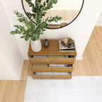 Plank+Beam Solid Wood Classic 3-Drawer Solid Wood Dresser, Small Dresser for Bedroom, Chest of Drawers