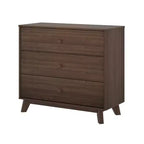 Plank+Beam Solid Wood Classic 3-Drawer Solid Wood Dresser, Small Dresser for Bedroom, Chest of Drawers