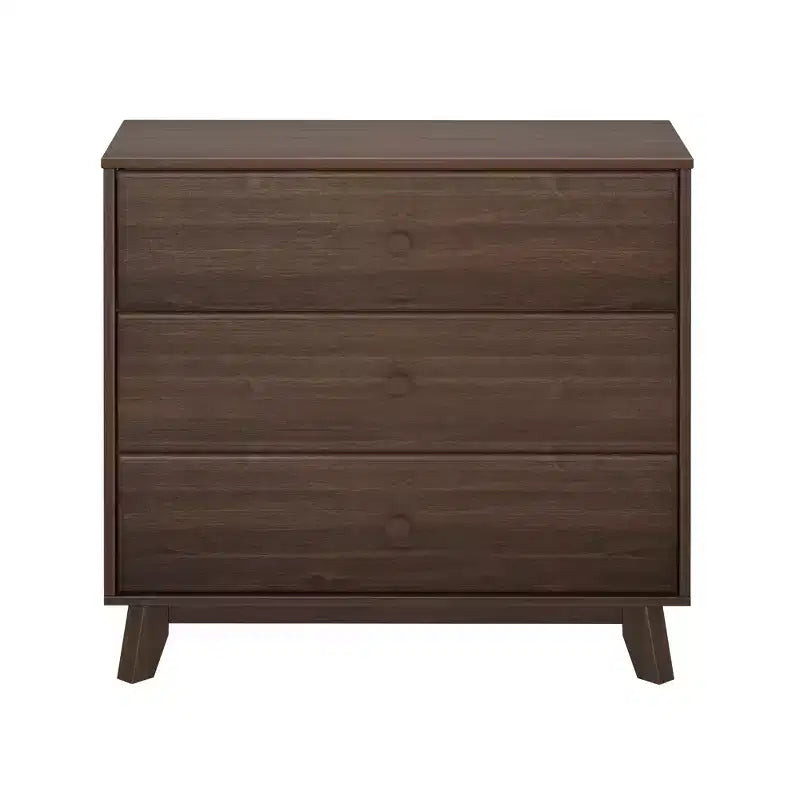 Plank+Beam Solid Wood Classic 3-Drawer Solid Wood Dresser, Small Dresser for Bedroom, Chest of Drawers