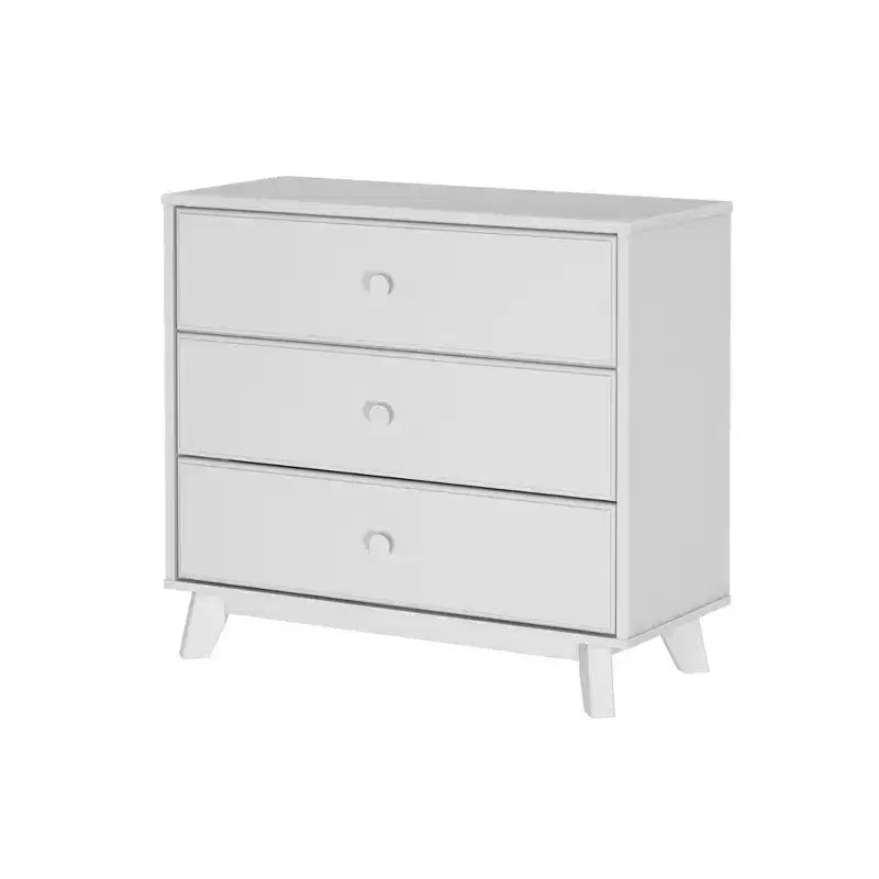 Plank+Beam Solid Wood Classic 3-Drawer Solid Wood Dresser, Small Dresser for Bedroom, Chest of Drawers