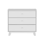 Plank+Beam Solid Wood Classic 3-Drawer Solid Wood Dresser, Small Dresser for Bedroom, Chest of Drawers