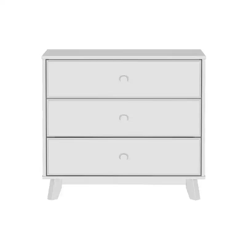 Plank+Beam Solid Wood Classic 3-Drawer Solid Wood Dresser, Small Dresser for Bedroom, Chest of Drawers