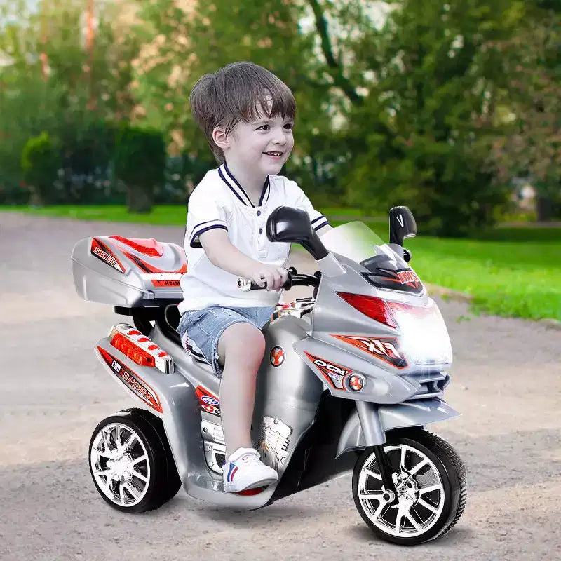 Costway 3 Wheel Kids Ride On Motorcycle 6V Battery Powered Electric Toy Power Bicycle
