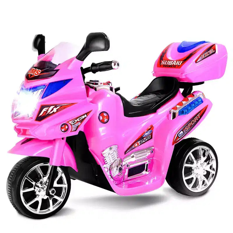 Costway 3 Wheel Kids Ride On Motorcycle 6V Battery Powered Electric Toy Power Bicycle