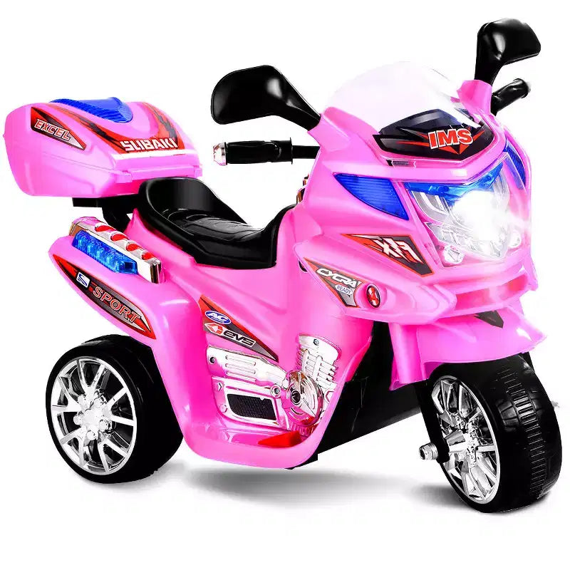 Costway 3 Wheel Kids Ride On Motorcycle 6V Battery Powered Electric Toy Power Bicycle