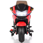Costway 12V Kids Ride On Motorcycle Electric Motor Bike w/ Training Wheels & Light Black