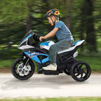 Costway 12V Kids Ride on Motorcycle Licensed BMW 3 Wheels Electric Toy w/ Light & Music