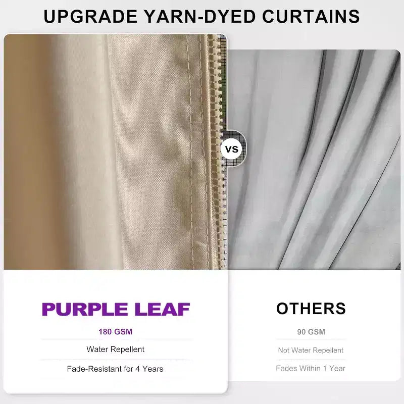 PURPLE LEAF Outdoor Hardtop Gazebo Metal Frame Galvanized Steel Double Roof with Curtains and Nettings for Patio Desk Backyard Bronze