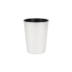 HomeRoots 5 Silver Recycled Plastic Indoor Outdoor Round Pot Planter