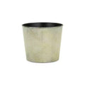 HomeRoots 6 Gray Recycled Plastic Indoor Outdoor Round Pot Planter